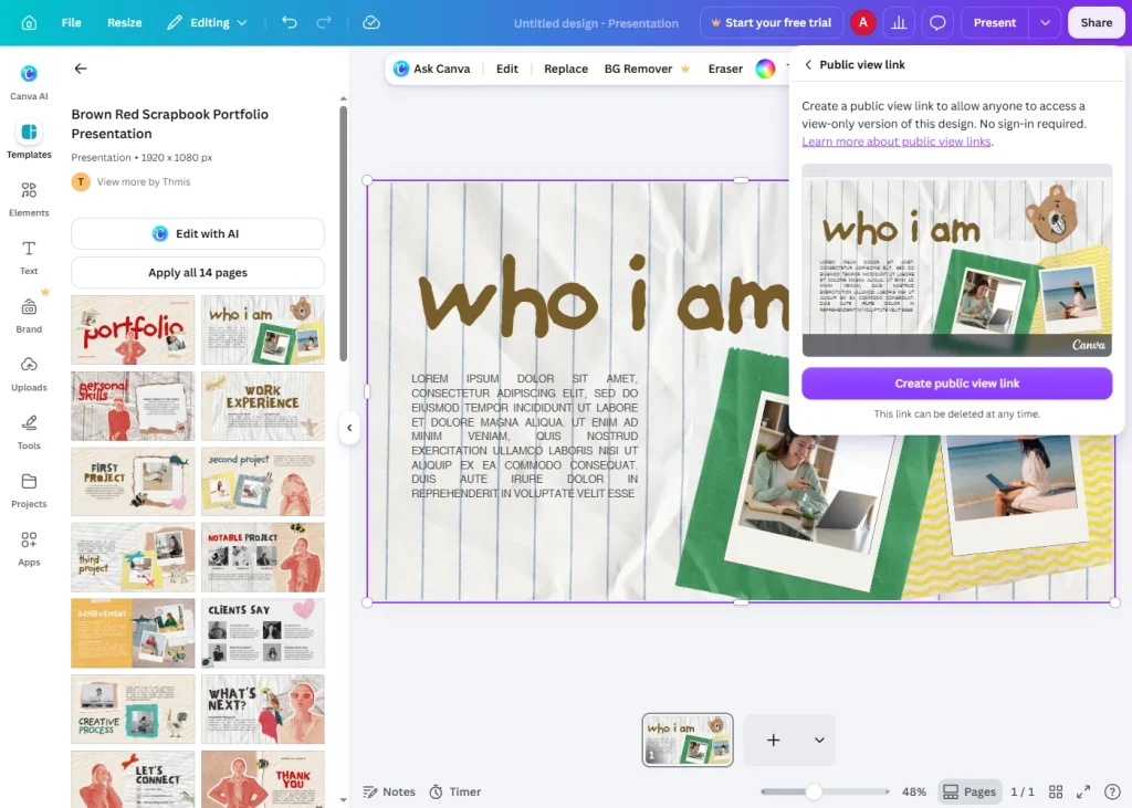 How to Share a Canva Design with a Link: Step-by-Step Guide